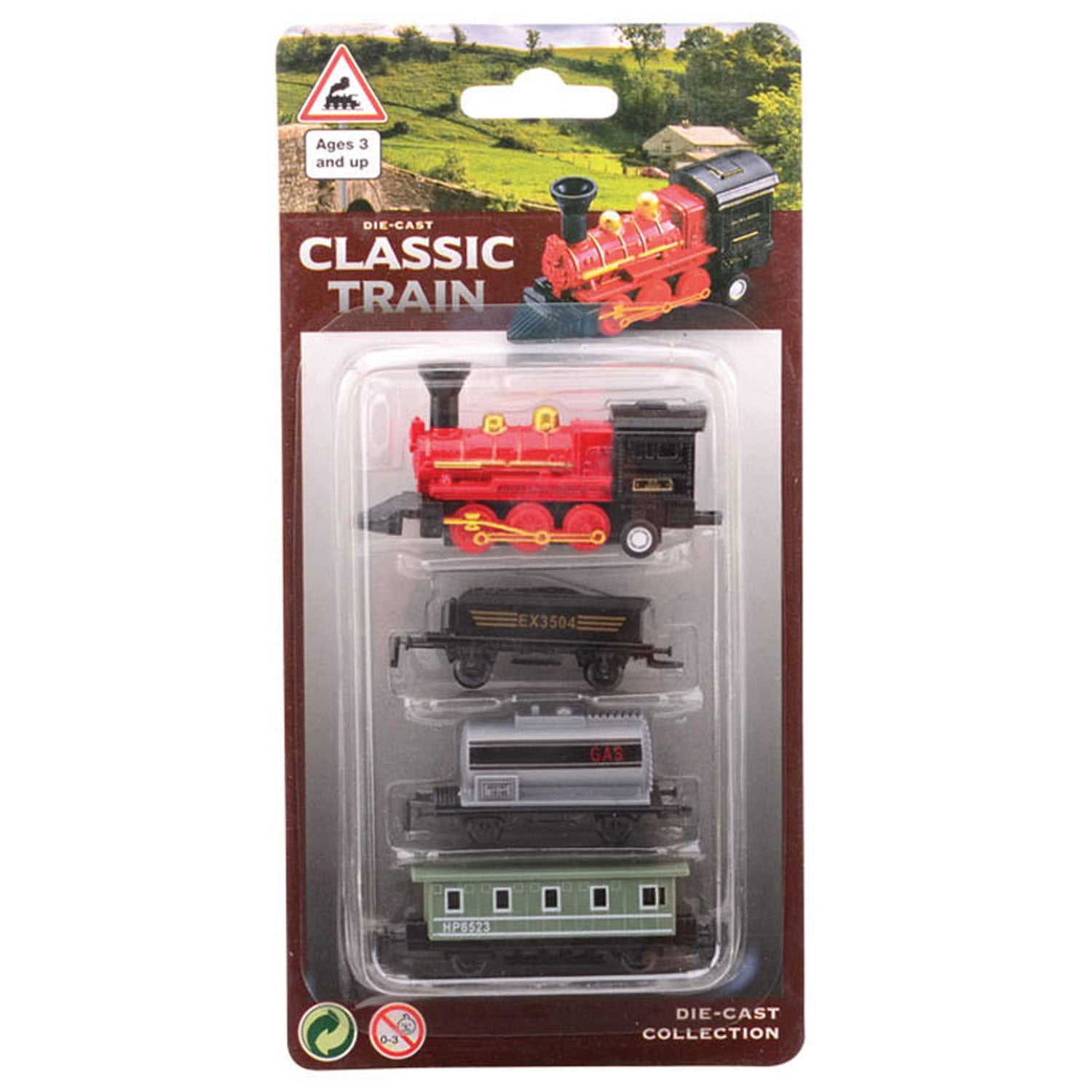 Johntoy die-cast pullback locomotief