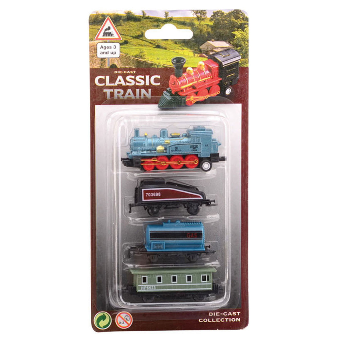 Johntoy die-cast pullback locomotief
