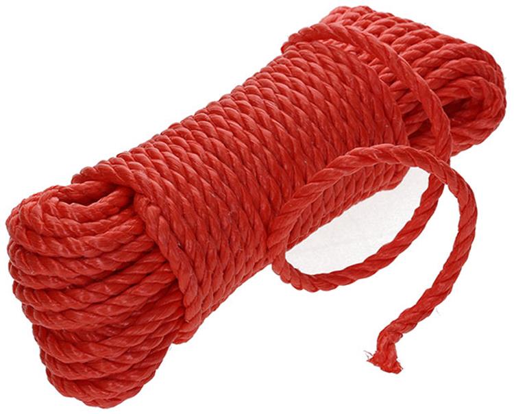 Mack 1013964 - pp gedraaid oranje streng 6mm 15m | 5 stuks