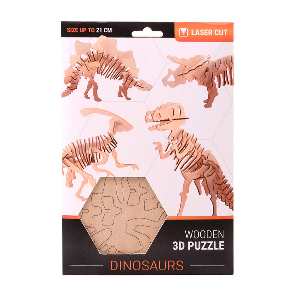 Johntoy john toy houten 3d dinosaurus puzzel