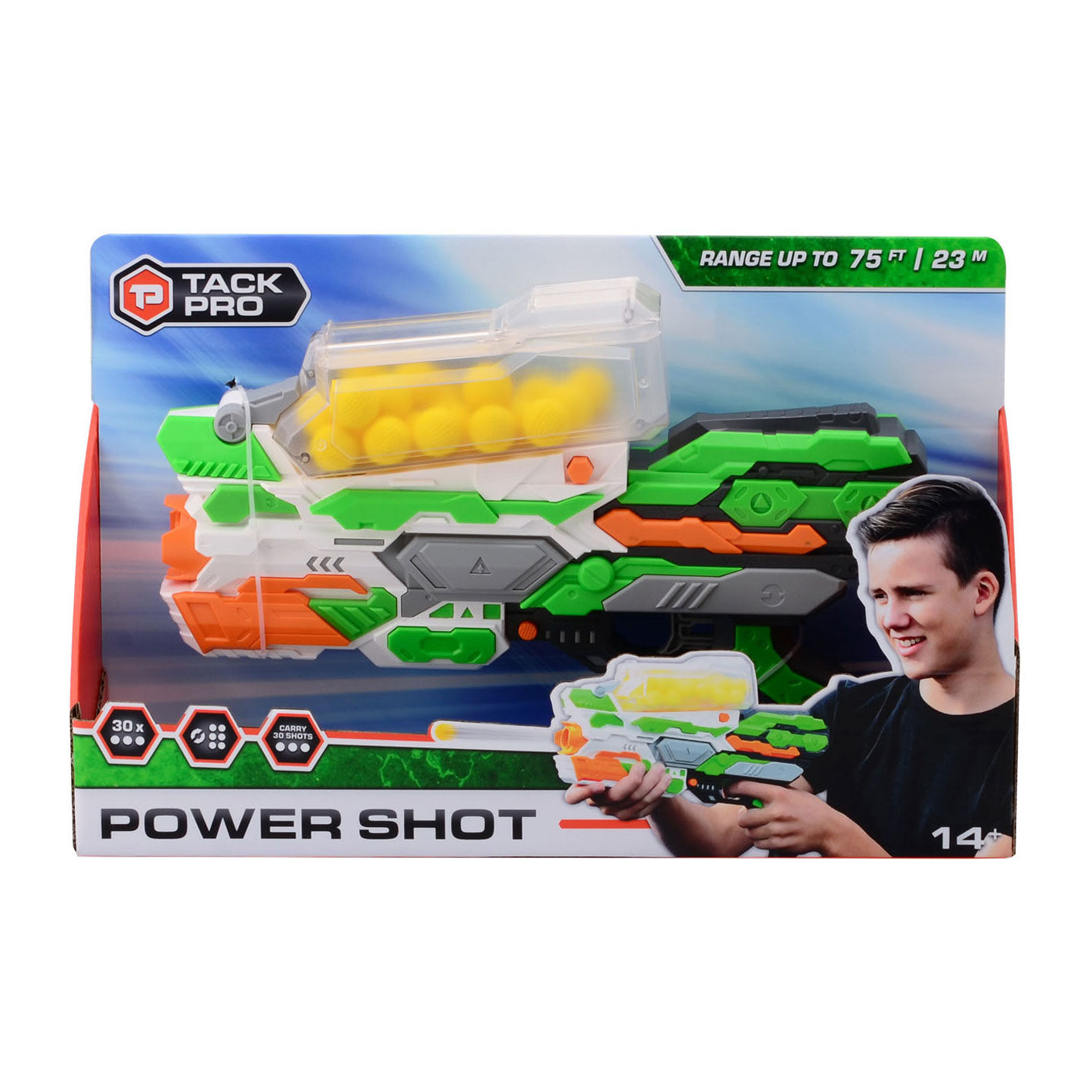 Tack pro power shot ik ontmoette 30 ballen, 36cm