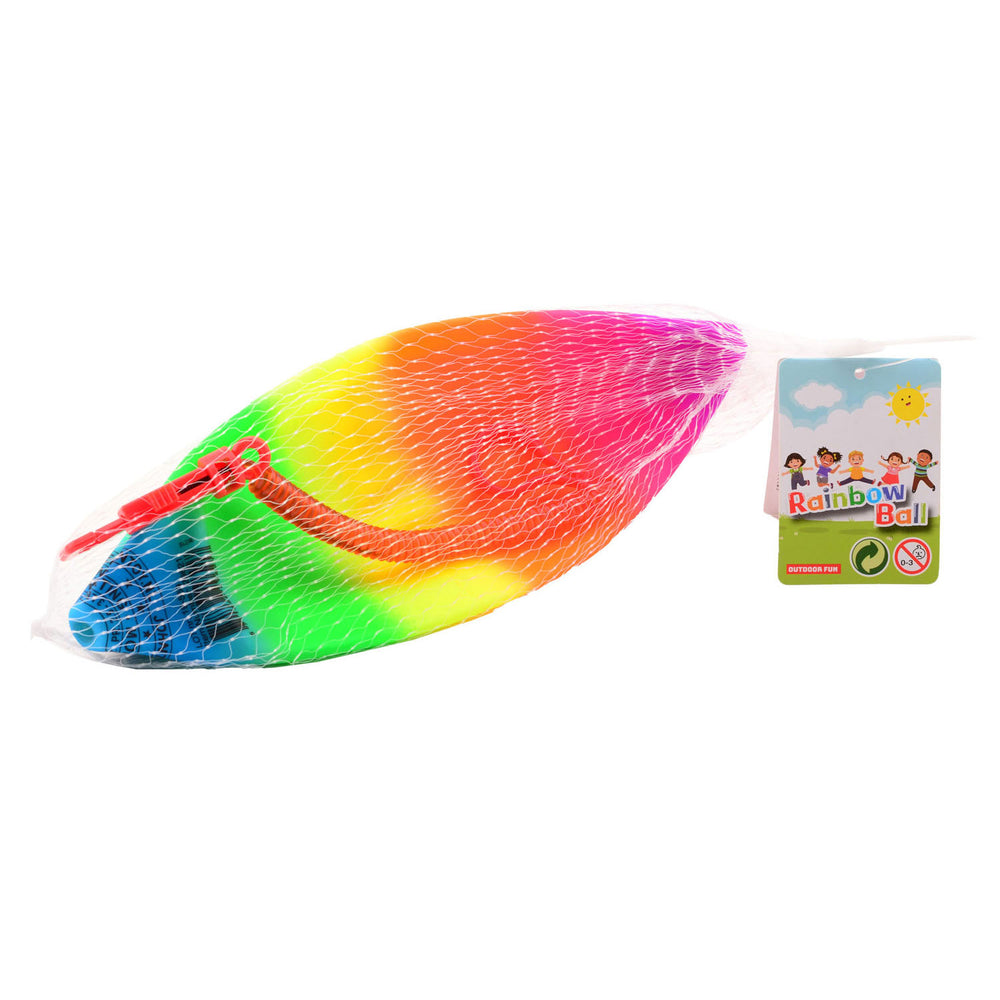 Buitenplezier regenboogbal bungeebal