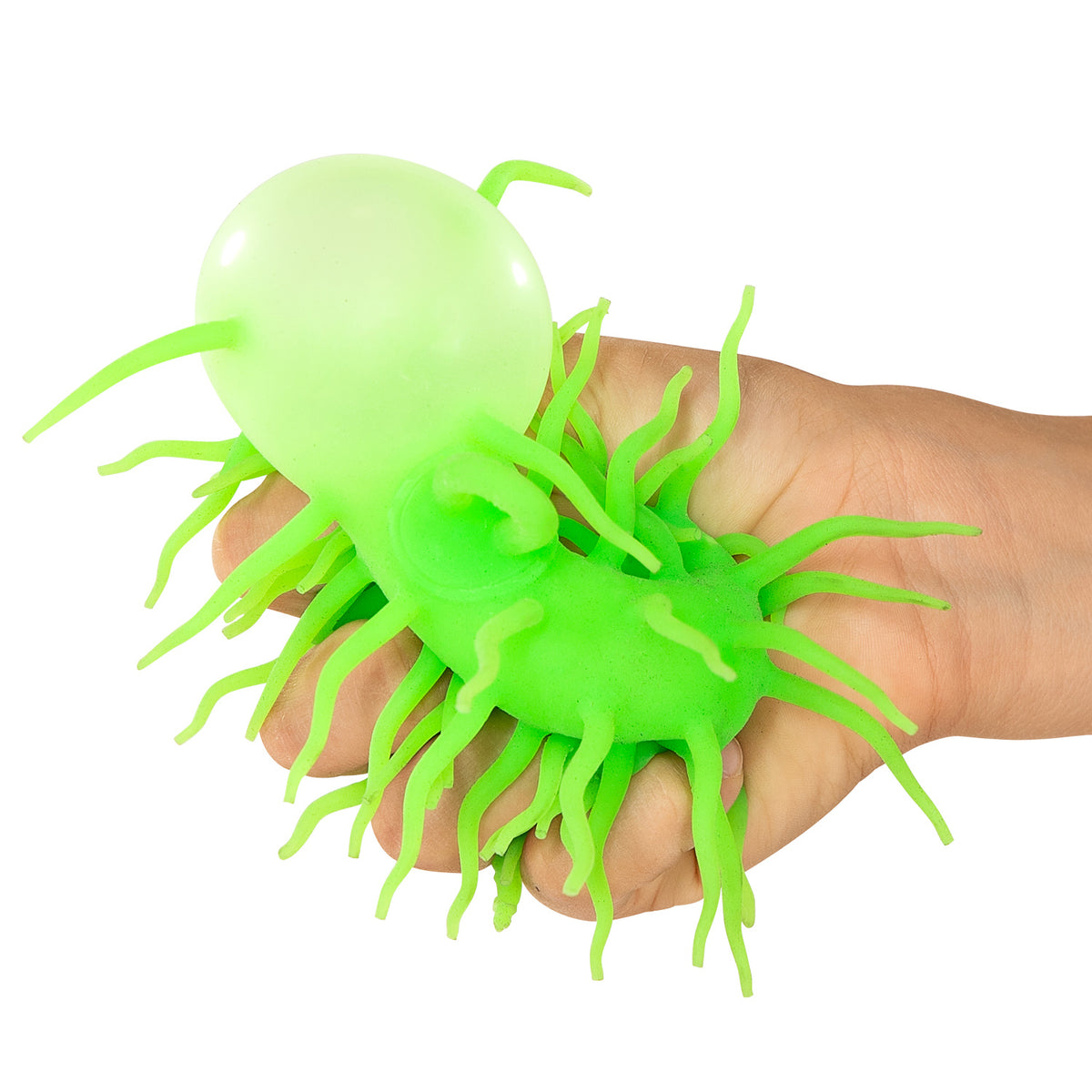 Johntoy spike fluffy ball with light, ø 12cm