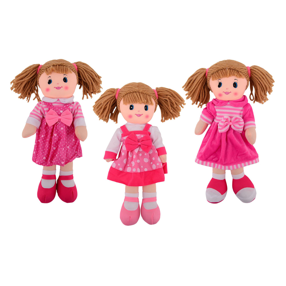 Johntoy baby rose zachte pop, 40cm.