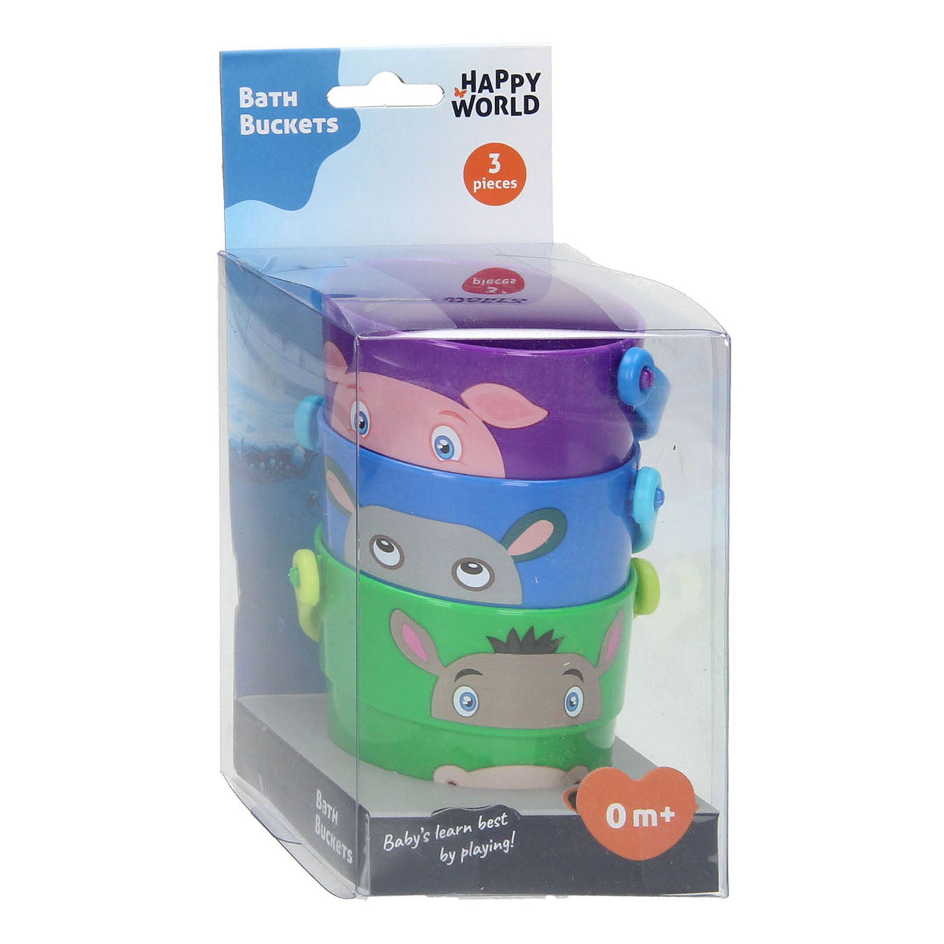 Johntoy Gelukkige Wereld Stapelemmers, 3e.