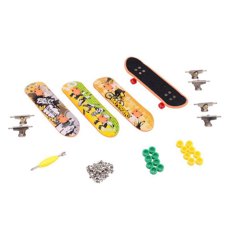 Johntoy Vingerskateboardset, 4dlg.