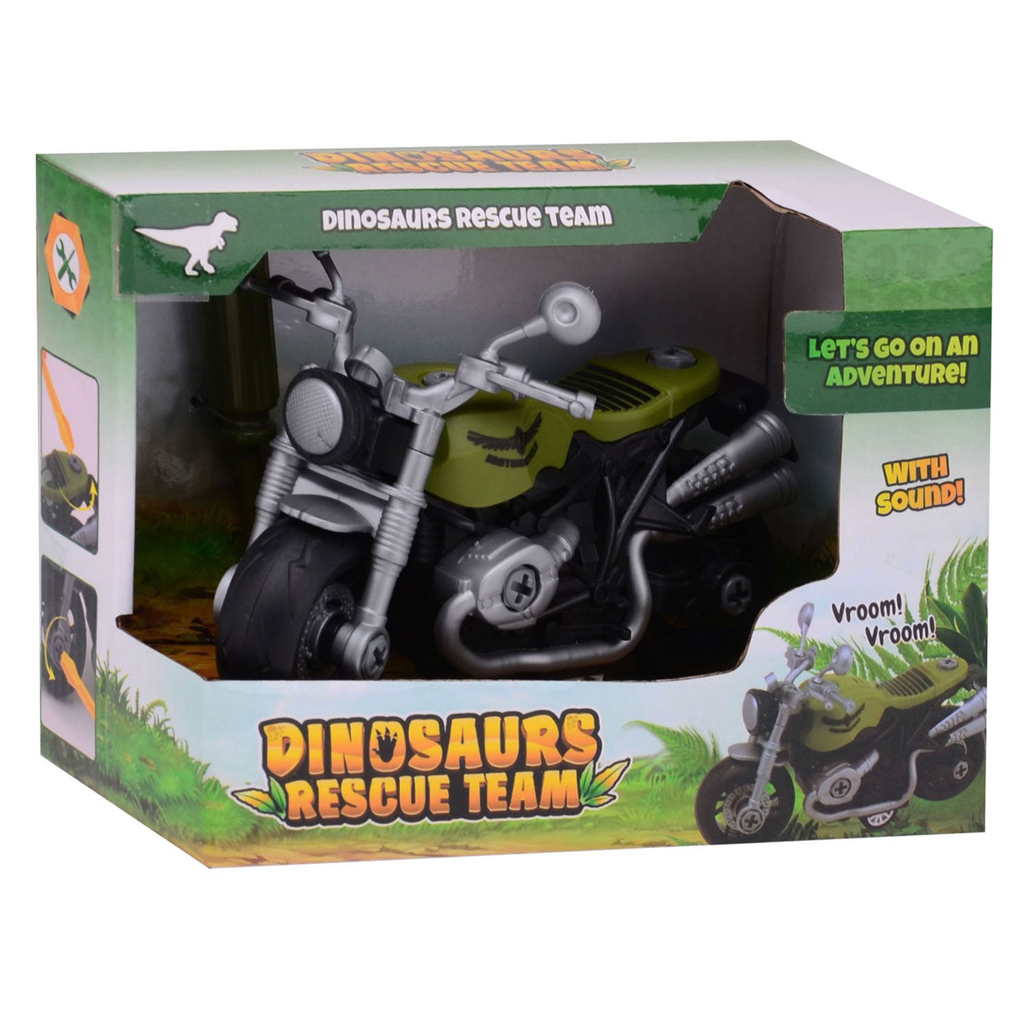 Johntoy junglemotor met licht geluid