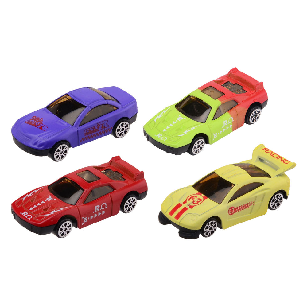 Johntoy kleur veranderende gegoten raceauto, 3st.