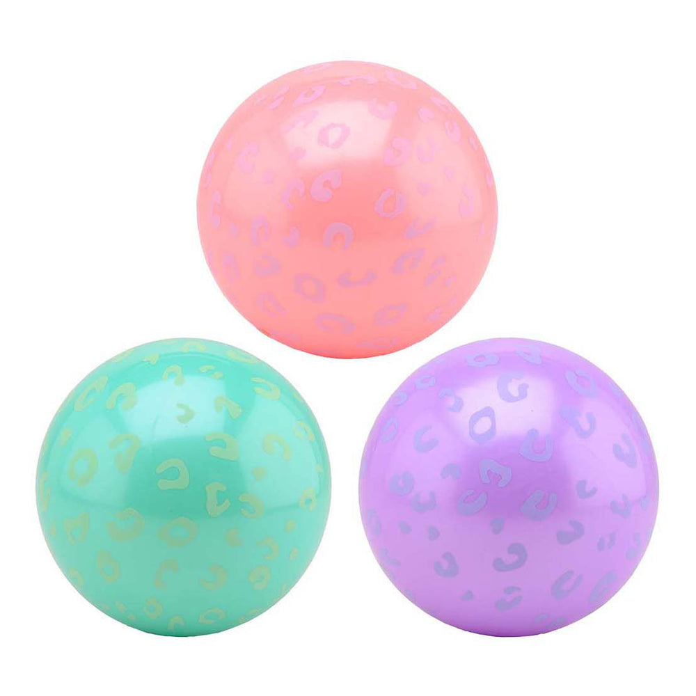 Johntoy happy world panterprint speelbal, 85 gram