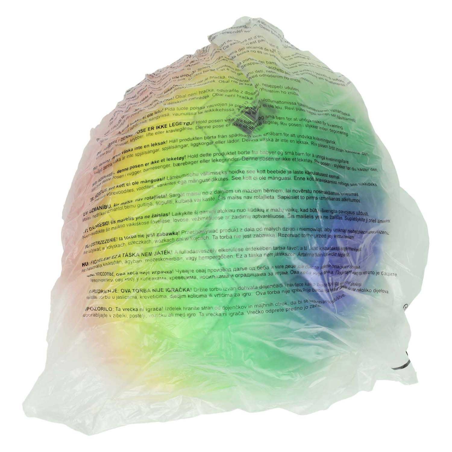 Johntoy regenboog voetbal - 20cm