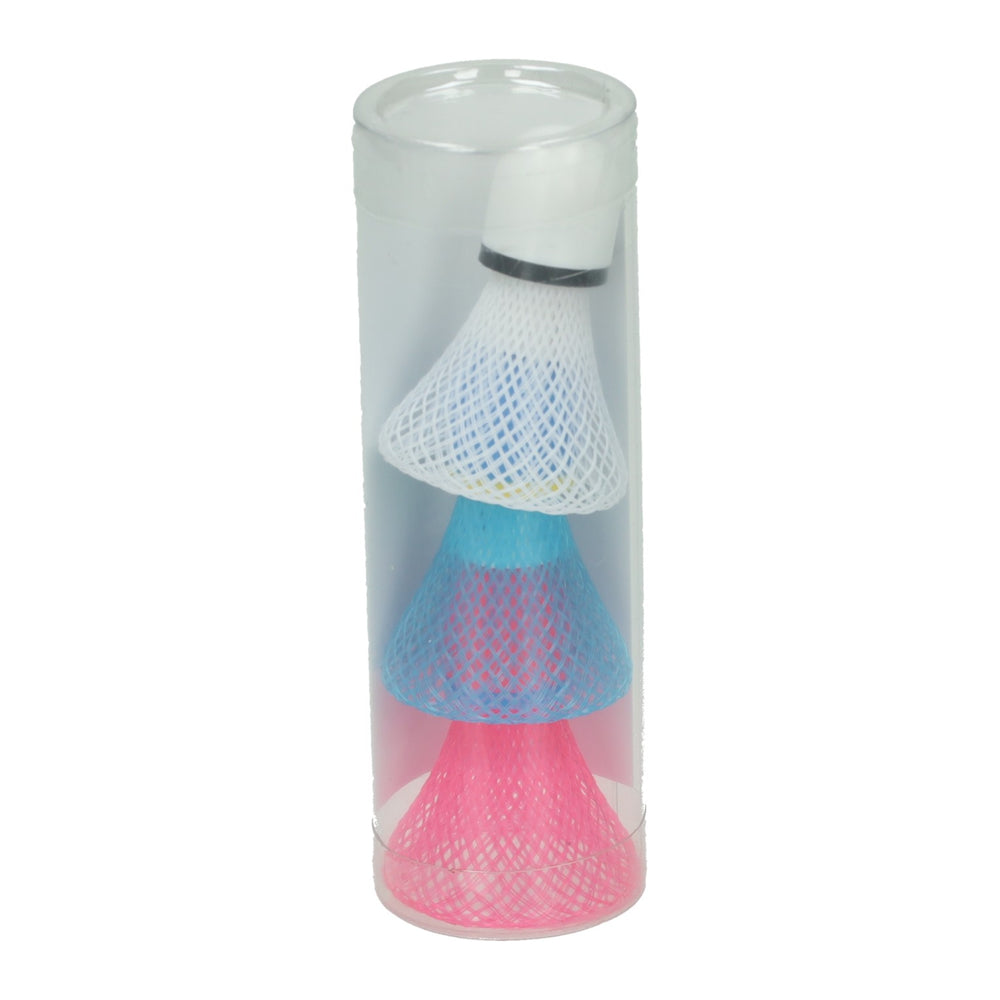 Johntoy badminton ploppers 3 stuks in tube