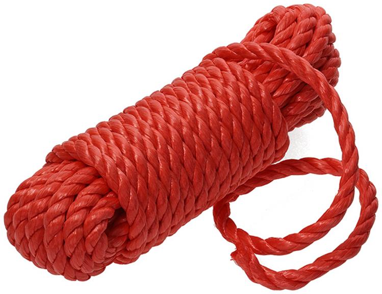 Mack 1014010 - pp gedraaid oranje streng 10mm 10m | 5 stuks