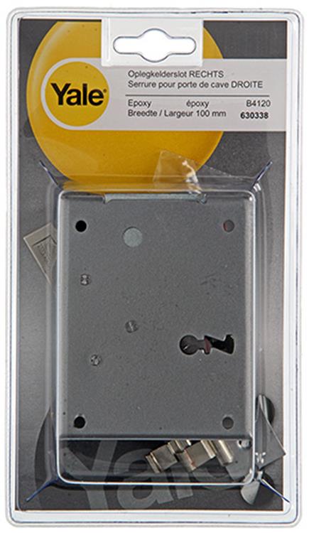 Yale 1019117 - 1 oplegkelderslot rechts b4120 100mm | 3 stuks