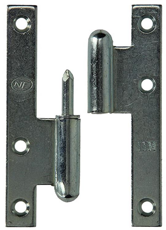 Yale 1019135 - 3 stalen paumellen verzinkt links 110x60mm | 5 stuks