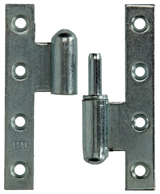 Yale 1019143 - 3 zware paumell.verz.rechte hoek rechts 110x70mm | 5 stuks