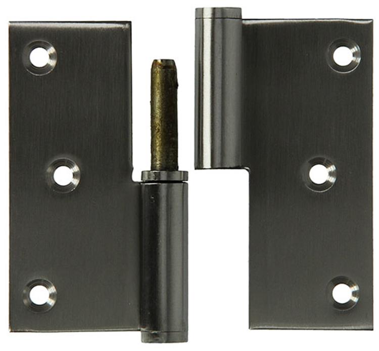 Yale 1019168 - 1 roestvrij stalen paumel links met rechte hoek 80 x 82 | 5 stuks