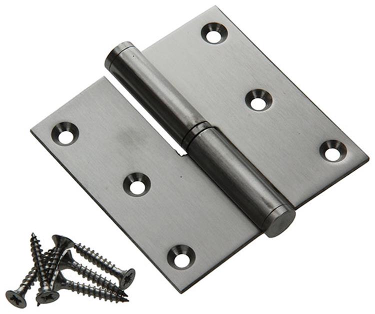 Yale 1019168 - 1 roestvrij stalen paumel links met rechte hoek 80 x 82 | 5 stuks