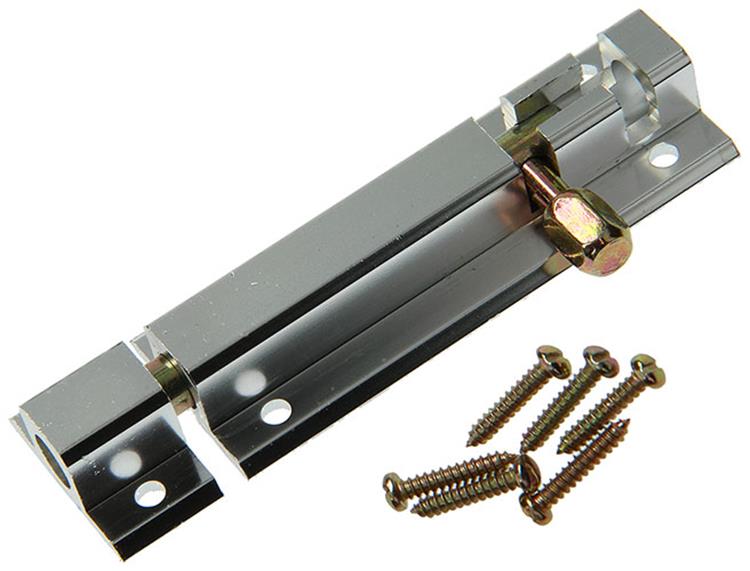 Yale 1019190 - profielgrendel met sluitbeugel, alu f1 80mm | 5 stuks