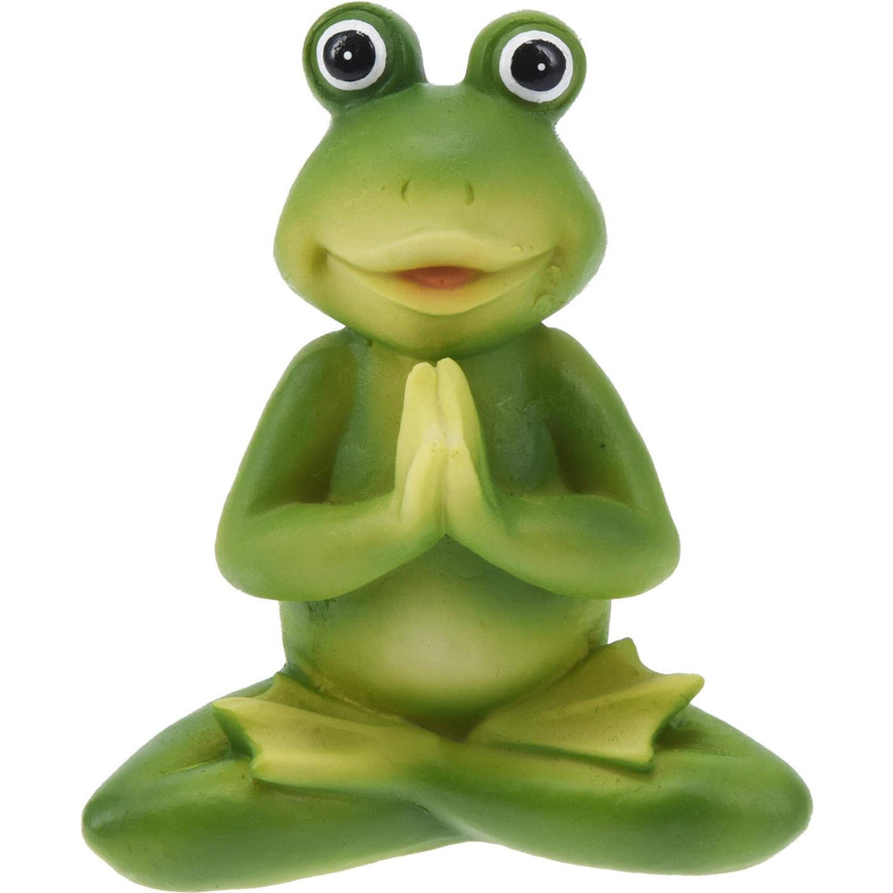 Home styling yoga kikker 14x5x10cm 4 ass.