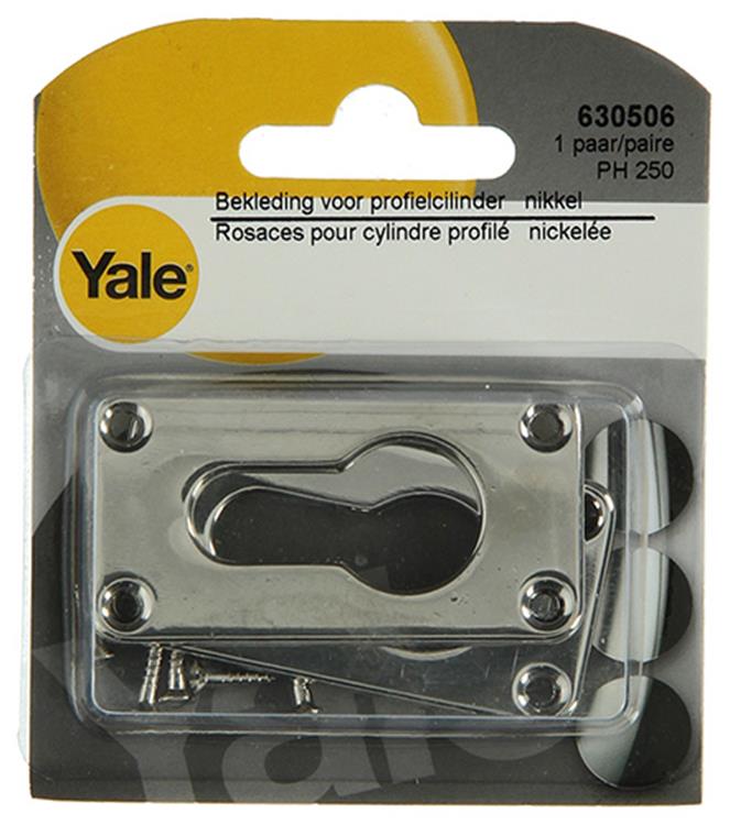 Yale 1019200 - 2 nikkel bekleding.profielcil,ph250 | 5 stuks