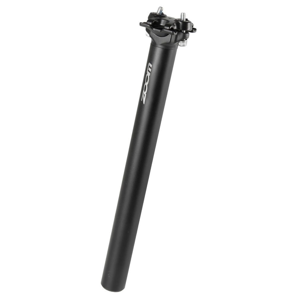 zadelpen groot 31,6 x 350 mm aluminium zwart
