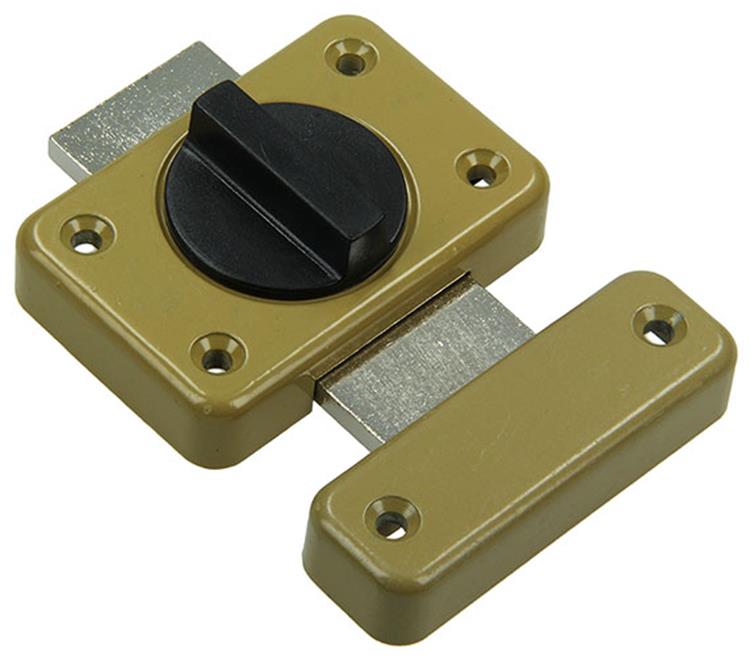 Yale 1019218 - 1 draaischuif + veer gelakt 45mm | 2 stuks