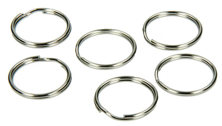 Yale 1019223 - 6 sleutelringen 25mm | 10 stuks