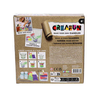 Creafun hobbyset maak je eigen kaarsen | 2 stuks
