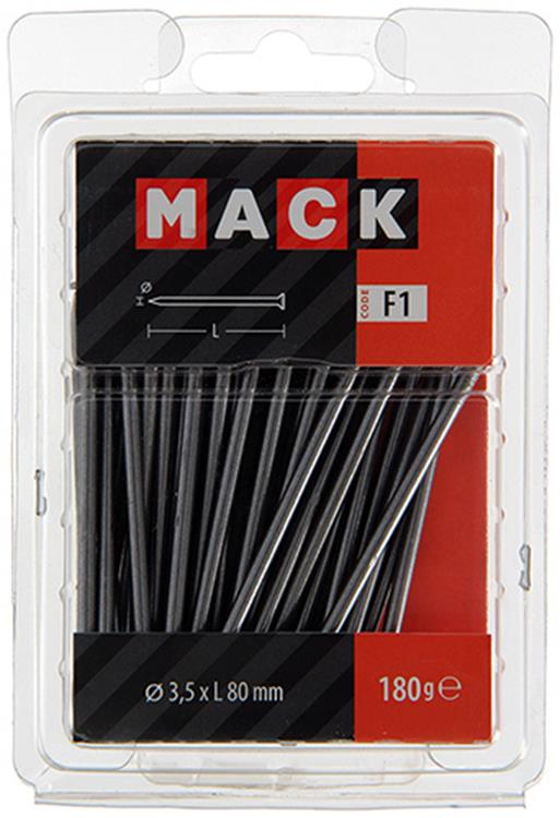 Mack 1017125 - nagel platte kop 180 gr 3,5 x 80 mm | 5 stuks