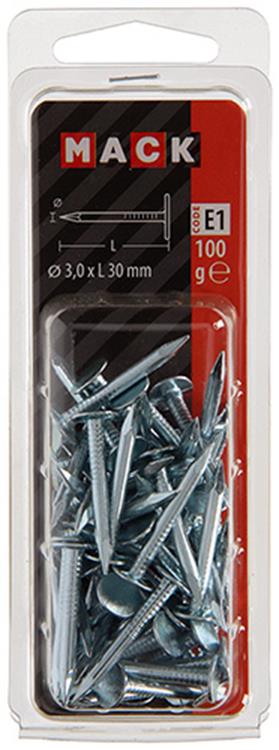 Mack 1017206 - schalienagel staal verzinkt 100 gr 3,5 x 60 mm | 5 stuks