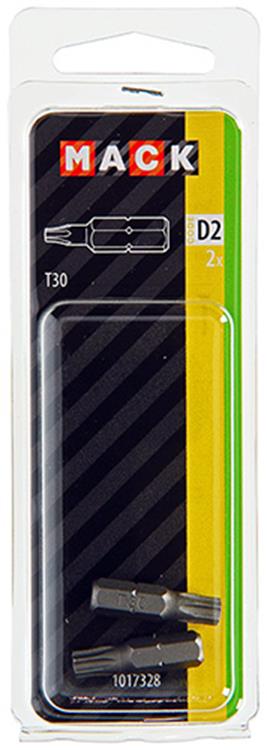 Mack 1017328 - torx schroefbit staal onbehandeld 2 st t 30 | 10 stuks