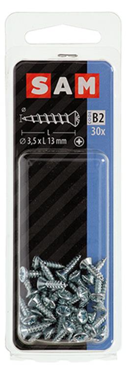 Mack 1017483 - zelftappende schroef bvk verz.30 st 3,5 x 13 mm | 10 stuks
