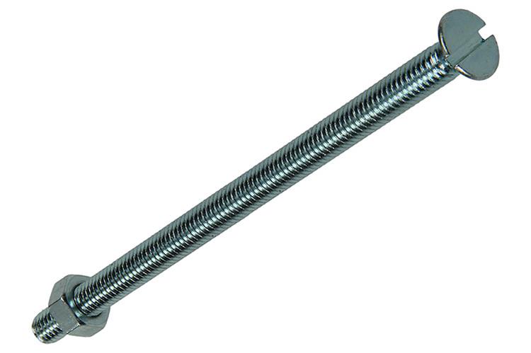 Mack 1017507 - metaalschroef verz. kop + moer verz. 5 st m5 x 80 mm | 10 stuks
