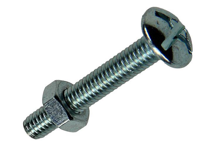 Mack 1017541 - kachelbout + moer staal verzinkt 18 st m4 x 25 mm | 10 stuks