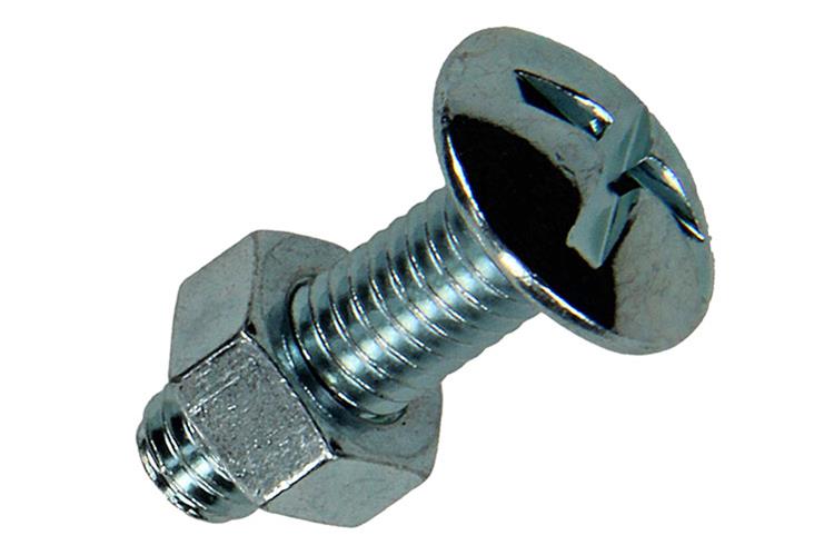 Mack 1017551 - kachelbout + moer staal verzinkt 9 st m6 x 20 mm | 5 stuks