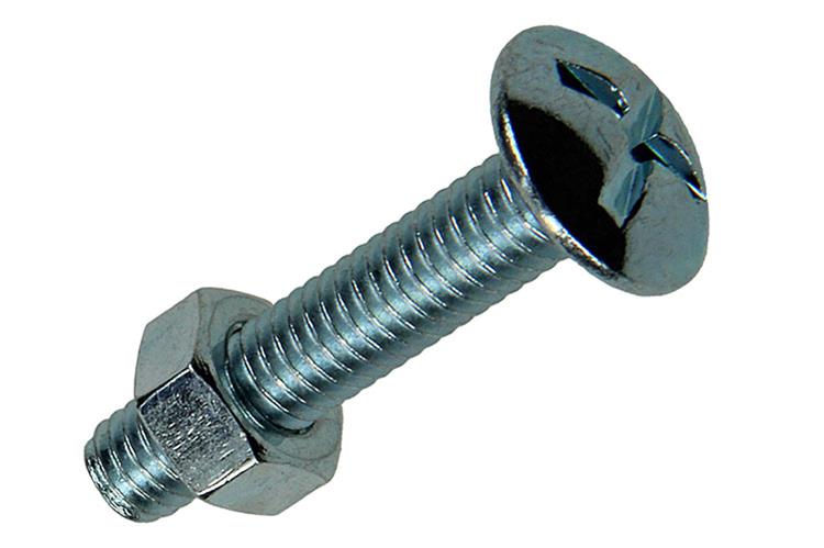 Mack 1017553 - kachelbout + moer staal verzinkt 8 st m6 x 30 mm | 5 stuks