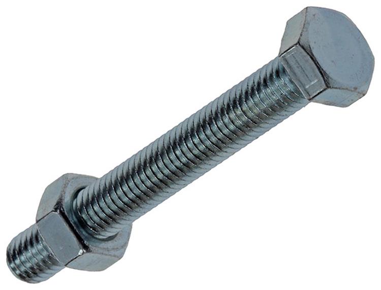 Mack 1017602 - tapbout + moer staal verzinkt 10 st m5 x 40 mm | 10 stuks