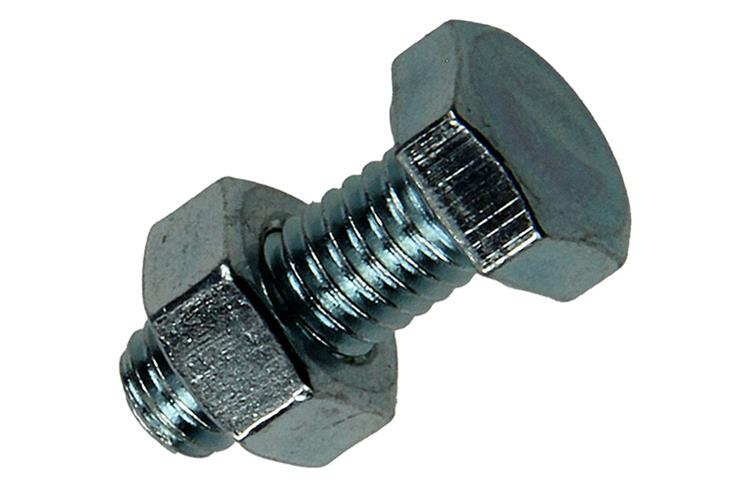 Mack 1017604 - tapbout + moer staal verzinkt 15 st m6 x 16 mm | 10 stuks