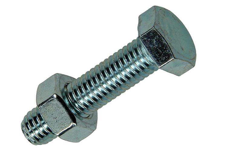 Mack 1017614 - tapbout + moer staal verzinkt 5 st m8 x 35 mm | 5 stuks