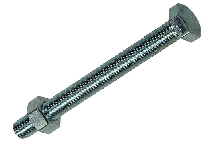 Mack 1017618 - tapbout + moer staal verzinkt 1 st m8 x 80 mm | 10 stuks