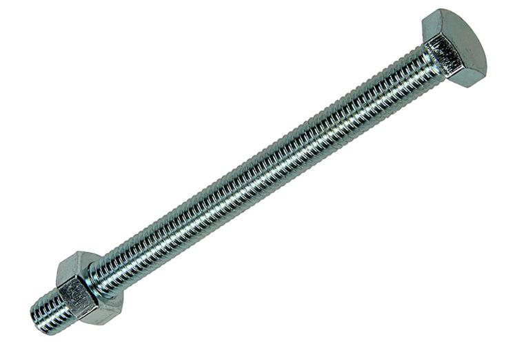 Mack 1017619 - tapbout + moer staal verzinkt 1 st m8 x 100 mm | 10 stuks