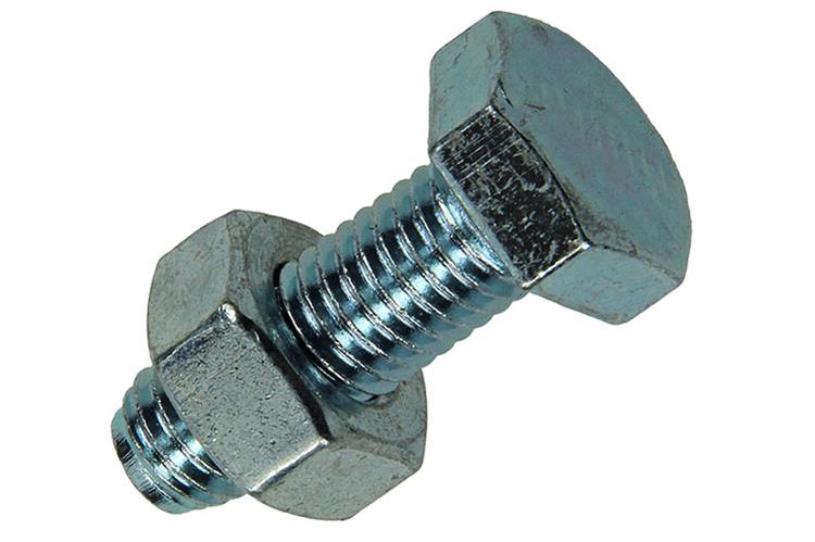 Mack 1017620 - tapbout + moer staal verzinkt 3 st m10 x 30 mm | 5 stuks