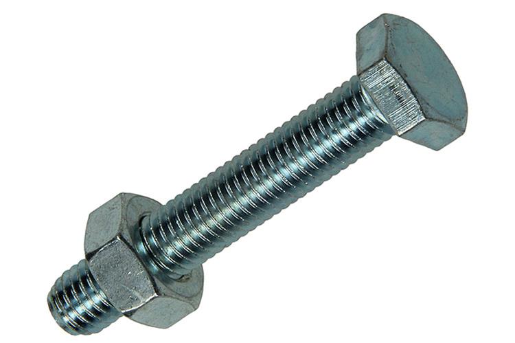 Mack 1017623 - tapbout + moer staal verzinkt 2 st m10 x 60 mm | 5 stuks