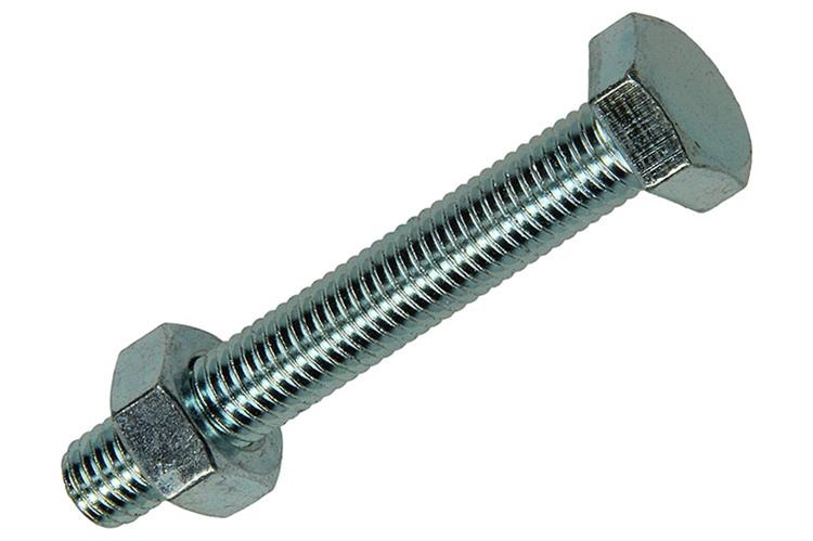 Mack 1017624 - tapbout + moer staal verzinkt 2 st m10 x 70 mm | 5 stuks