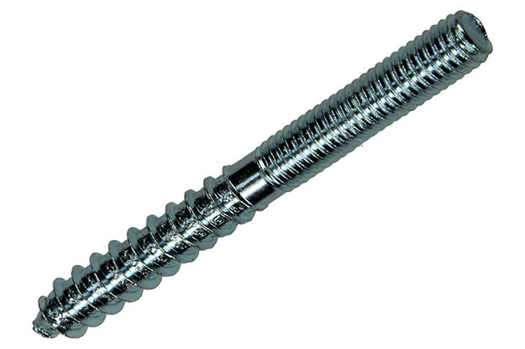 Mack 1017669 - stokeinde hout + metr. draad verz. 5 st m6x60 | 10 stuks