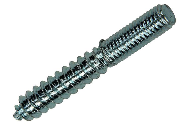 Mack 1017670 - stokeinde hout + metr. draad verz. 4 st m8x60 | 10 stuks