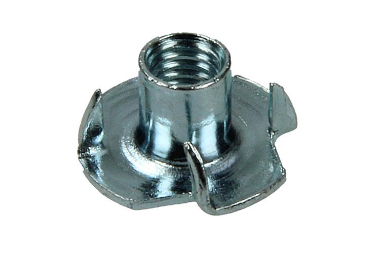 Mack 1017708 - inslagmoer staal verzinkt 4 st m5 | 10 stuks
