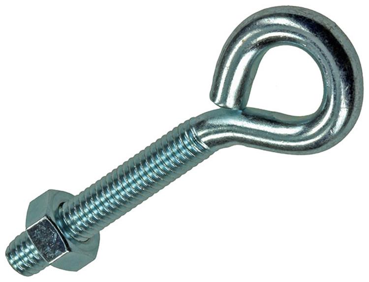 Mack 1017791 - schroefoog metrisch + moer verzinkt 4 st m6 x 40 mm | 10 stuks