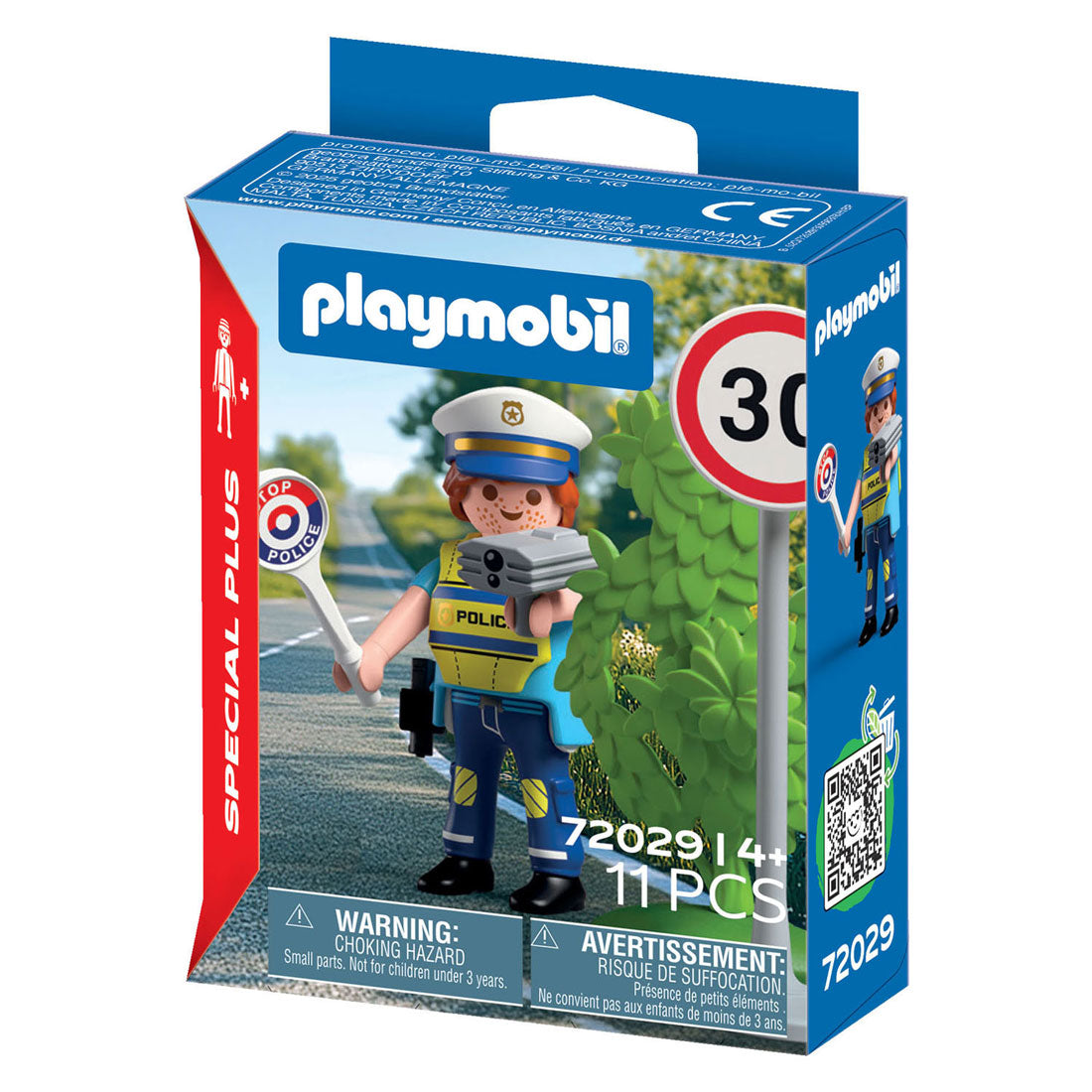 Playmobil specials politieagent met snelheidsradar - 72029