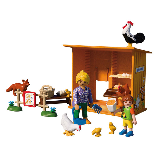 Playmobil country kippenhok boerderij speelset met dieren 72168.